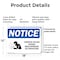 Signmission Chemical Splash Hazard Wear OSHA Notice Sign, Plastic, 18in W x 12in L, 2PK OS-2PACK-NS-P-1218-L-10566 - alternate 3